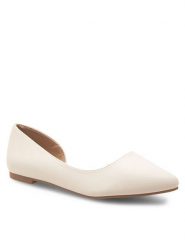 Jenny Fairy Baleriny JANE WS2108-08 Écru. Balerinki damskie Jenny Fairy, bez wzorów, ze skóry, bez obcasa, bez zapięcia. Za 89.99 zł.