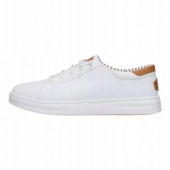 HEYDUDE Męskie Tenisówki Classic Paul Pro. Białe trampki męskie Hey dude, bez wzorów, z materiału, biznesowe, bez zapięcia. Za 399.00 zł.