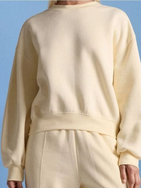 Bluza ze ściągaczami - żółty. Żółte bluzy damskie Sinsay, l, bez wzorów, sportowe, bez ramiączek, bez kaptura. Za 39.99 zł.