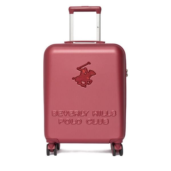 Walizka kabinowa Beverly Hills Polo Club. Czerwone walizki damskie Beverly Hills Polo Club, bez wzorów. Za 299.99 zł.