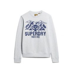 Kurtka puchowa Superdry Lo-fi Outdoors Graphic Crew. Szare kurtki męskie Superdry, m, bez wzorów, z puchu, bez kaptura. W wyprzedaży za 235.55 zł.