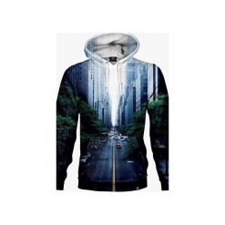 NYC Streets hoodie. Bluzy męskie Mars from venus, xl, bez wzorów, bez kaptura. Za 202.30 zł.
