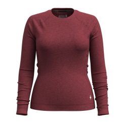 Longsleeve termoaktywny damski Smartwool Merino 250 Baselayer Crew Boxed. Czerwone bielizna sportowa damska Smartwool, xl, bez wzorów, z wełny. Za 404.63 zł.