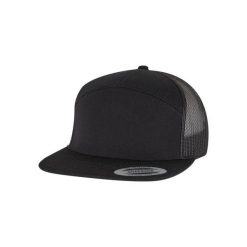 Czapka Trucker Flexfit Classic. Czarne czapki damskie FLEXFIT, bez wzorów, z bawełny, eleganckie. Za 121.00 zł.