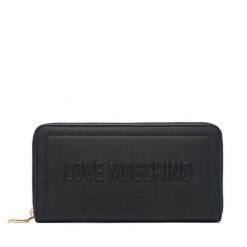 Portfel LOVE MOSCHINO. Czarne portfele damskie Love Moschino. Za 459.99 zł.