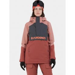 Kurtka Narciarska Damska Fundango Birch Eco Logo. Czarne kurtki sportowe damskie FUNDANGO, na zimę, s, bez wzorów, bez ramiączek, bez kaptura, narciarskie. W wyprzedaży za 499.00 zł.