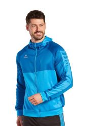 Kurtka treningowa z kapturem Erima Six Wings. Fioletowe kurtki sportowe męskie Erima, xl, bez wzorów, z bawełny, z kapturem, do piłki ręcznej. Za 252.50 zł.