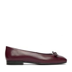 Baleriny MEXX. Czerwone balerinki damskie Mexx, bez wzorów, bez obcasa, bez zapięcia. Za 249.99 zł.