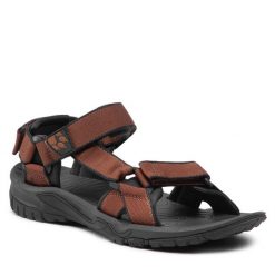 Sandały Jack Wolfskin. Brązowe buty zimowe męskie Jack Wolfskin, bez wzorów, sportowe, bez zapięcia. Za 209.99 zł.