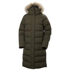 Parka dla kobiet Helly Hansen Aria. Zielone parki damskie Helly Hansen, na zimę, bez wzorów, bez kaptura. W wyprzedaży za 1,275.50 zł.