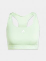 Adidas Biustonosz sportowy Powerreact Training IT6640 Zielony. Zielone bielizna sportowa damska Adidas, bez wzorów, z syntetyku. Za 179.99 zł.