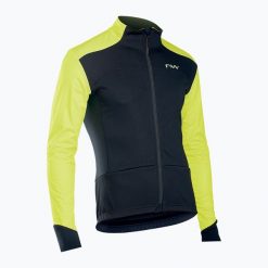 Kurtka rowerowa męska Northwave Reload SP 41. Żółte kurtki męskie Northwave, m, bez wzorów, z materiału, bez kaptura, rowerowe. Za 280.00 zł.