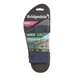 Skarpety do trekkingu damskie Bridgedale HIKE UL END BO ORI LD. Niebieskie skarpetki damskie Bridgedale, bez wzorów, z wełny. Za 86.99 zł.