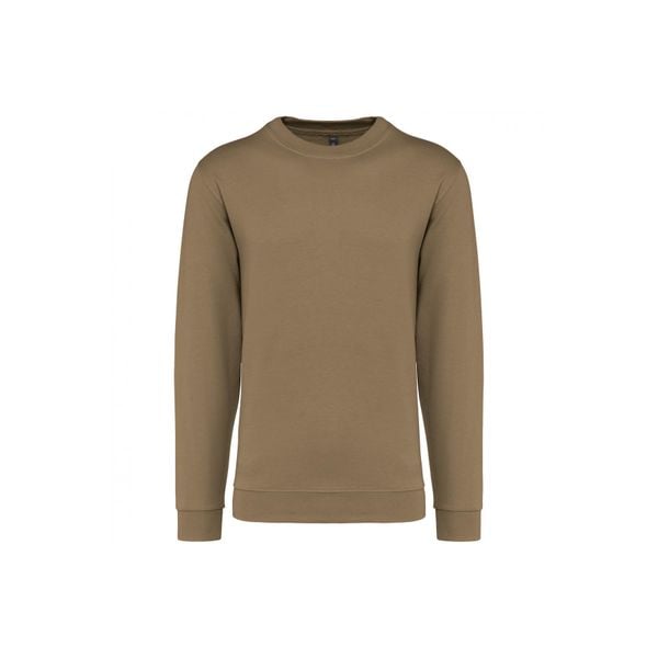 Bluza z okrągłym dekoltem Kariban. Brązowe bluzy damskie KARIBAN, xs, bez wzorów, z bawełny, bez ramiączek, bez kaptura. Za 127.00 zł.