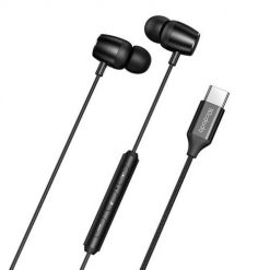Słuchawki douszne, przewodowe Mcdodo HP-1050, USB-C (czarne). Czarne słuchawki douszne Mcdodo. Za 54.00 zł.