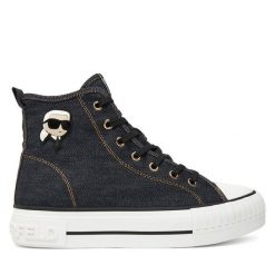 Trampki KARL LAGERFELD. Niebieskie trampki i tenisówki damskie KARL LAGERFELD, bez wzorów, bez zapięcia. Za 369.99 zł.