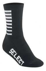 Skarpety piłkarskie treningowe męskie Select Striped czarne. Czarne skarpety męskie Select, bez wzorów, z bawełny. Za 84.00 zł.