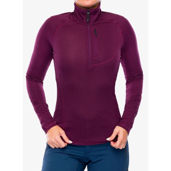 Bluza termoaktywna damska Black Diamond Coefficient LT Quarter Zip Pullover. Fioletowe bluzy damskie Black Diamond, xs, bez wzorów, sportowe, bez ramiączek, bez kaptura. Za 314.99 zł.