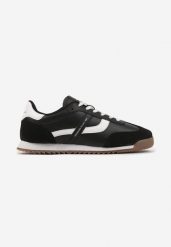 Czarne Buty Sportowe Sneakersy z Geometrycznym Wzorem Tatirielin. Czarne buty sportowe męskie Born2be, bez wzorów, z jeansu, bez zapięcia, trekkingowe. Za 129.99 zł.