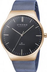 Zegarek Strand Zegarek męski Strand S717GXVLML niebieski. Niebieskie zegarki męskie Strand, bez wzorów. Za 240.00 zł.