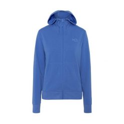 Bluza damska z kapturem Kari Traa. Niebieskie bluzy damskie Kari Traa, bez wzorów, bez ramiączek, z kapturem. Za 384.50 zł.