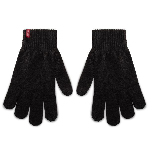 Rękawiczki Męskie Levi's®. Szare rękawiczki męskie bez wzorów. Za 69.99 zł.