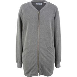 Bluza rozpinana, długi rękaw, z kolekcji Maite Kelly bonprix szary melanż. Szare bluzy damskie bonprix, bez wzorów, bez ramiączek, bez kaptura. Za 49.99 zł.