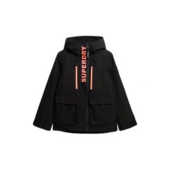 Damska kurtka narciarska Superdry Ultimate Freestyle. Czarne kurtki sportowe damskie Superdry, na zimę, bez wzorów, bez ramiączek, bez kaptura, narciarskie. Za 1,173.10 zł.