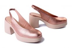 WONDERS H-4970 rame, czółenka damskie. Żółte czółenka damskie Wonders, na lato, bez wzorów, ze skóry, bez obcasa, na obcasie, bez zapięcia. Za 431.92 zł.