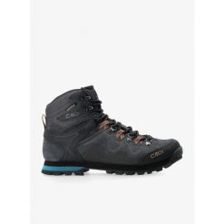 Buty turystyczne męskie CMP Athunis Mid WP. Niebieskie buty zimowe męskie CMP, bez wzorów, bez obcasa, bez zapięcia. Za 456.14 zł.