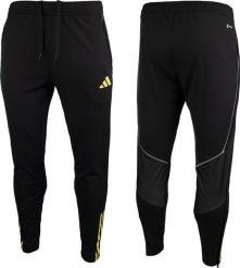 Adidas Spodnie męskie adidas Tiro 23 Competition Training czarno-żółte HU1317 XL. Czarne spodnie sportowe męskie Adidas, m, bez wzorów. Za 172.45 zł.