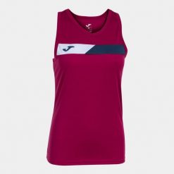 Damski tank top Joma. Czerwone topy damskie Joma, xl, bez wzorów, bez kołnierzyka, bez ramiączek. Za 147.50 zł.
