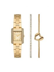 Michael Kors Zestaw zegarek i bransoletka Emery Set MK7510SET Złoty. Żółte, analogowe zegarki damskie Michael Kors, złote. Za 1,679.00 zł.