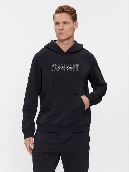 Calvin Klein Performance Bluza Graphic 00GMS4W339 Czarny Regular Fit. Czarne bluzy męskie Calvin Klein Performance, l, bez wzorów, z syntetyku, bez ramiączek, bez kaptura. Za 239.99 zł.