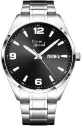 Zegarek męski Pierre Ricaud P91107.5154Q srebrny. Szare zegarki męskie Pierre Ricaud, bez wzorów, srebrne. Za 380.00 zł.
