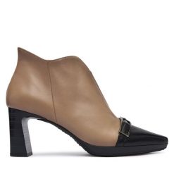 Botki Hispanitas. Botki damskie Hispanitas, bez wzorów, bez obcasa, na słupku, bez zapięcia. Za 739.99 zł.