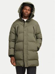 Jack & Jones Płaszcz zimowy Alpha 12260481 Zielony Regular Fit. Zielone płaszcze męskie Jack & Jones, na zimę, m, bez wzorów, z syntetyku, bez kołnierzyka, bez kaptura. Za 419.99 zł.
