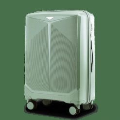 Walizka średnia Wings COCKATIEL polipropylen 24" ARMY GREEN. Zielone walizki damskie Wings, bez wzorów, z materiału, średnie. Za 259.90 zł.