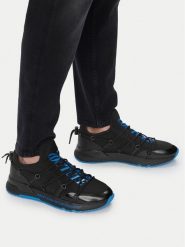 Versace Jeans Couture Sneakersy 80YA3SA6 Niebieski. Niebieskie bluzki damskie Versace Jeans Couture, m, bez wzorów, z jeansu, bez kołnierzyka, bez ramiączek. Za 429.99 zł.