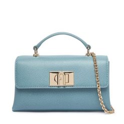 Torebka Furla. Niebieskie torebki do ręki damskie Furla, bez wzorów, bez dodatków. Za 1,104.00 zł.