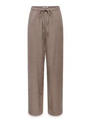 ONLY Spodnie materiałowe Siesta 15322263 Brązowy Regular Fit. Brązowe spodnie materiałowe damskie ONLY, bez wzorów, z materiału. Za 189.99 zł.