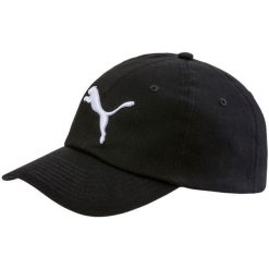Czapka z daszkiem Puma ESS Cap jr. Czarne czapki damskie Puma, bez wzorów, sportowe. Za 44.99 zł.
