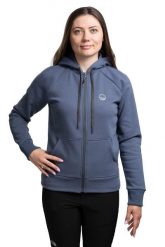 Bluza trekkingowa damska Flow 3 W Hoody Women. Niebieskie bluzy damskie WILD COUNTRY, s, bez wzorów, z bawełny, klasyczne, bez ramiączek, bez kaptura. Za 279.99 zł.
