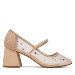 Półbuty Call It Spring. Brązowe półbuty damskie Call it Spring, bez wzorów, bez obcasa, na obcasie, bez zapięcia. Za 219.99 zł.