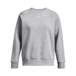 Bluza damska Under Armour Rival Fleece Crew. Białe bluzy damskie Under Armour, bez wzorów, bez ramiączek, bez kaptura. Za 231.90 zł.