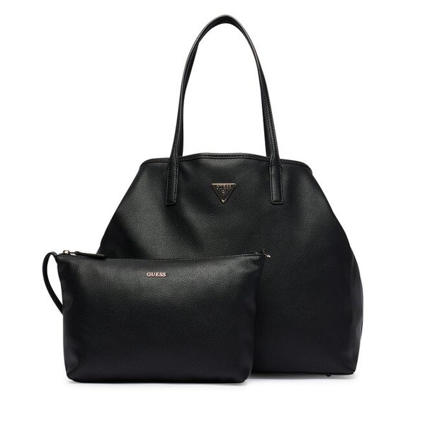 Torebka Guess. Czarne shopperki damskie Guess, z aplikacjami, bez dodatków. Za 714.99 zł.