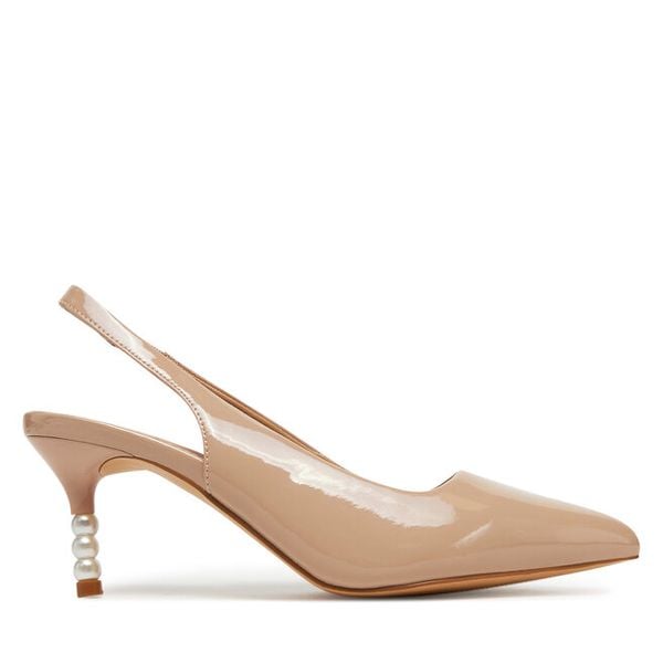 Czółenka Sergio Bardi. Brązowe czółenka damskie Sergio Bardi, bez wzorów, bez obcasa, bez zapięcia. Za 329.99 zł.