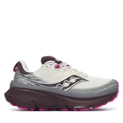 Buty do biegania Saucony. Szare obuwie sportowe damskie Saucony, bez wzorów, bez zapięcia, do biegania. Za 699.99 zł.