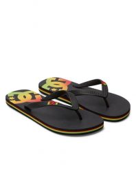 Klapki dla Mężczyzn SPRAY Multicolore. Czarne klapki męskie DC Shoes, bez wzorów, z materiału, bez zapięcia. Za 84.99 zł.