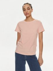 Weekend Max Mara T-Shirt Multif 2415971042 Różowy Regular Fit. Czerwone t-shirty damskie Weekend Max Mara, xs, bez wzorów, z bawełny, bez kołnierzyka, bez ramiączek. Za 299.99 zł.